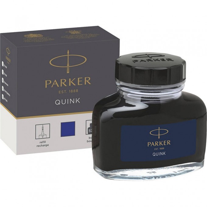 Флакон чернил PARKER для перьевой ручки, чернила синего цвета 1950376