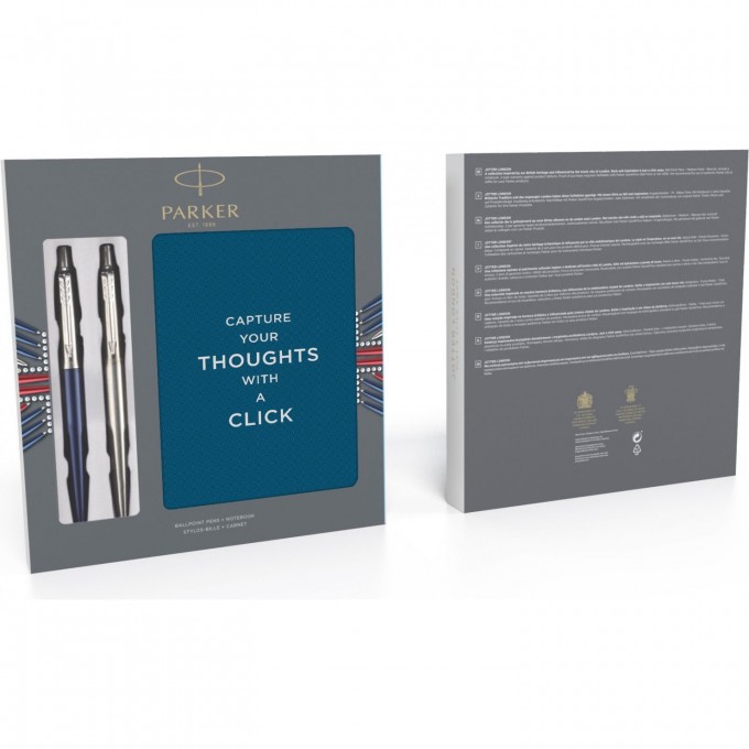 Набор PARKER: две шариковые ручки PARKER JOTTER и блокнот 2062782