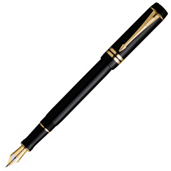 Перьевая ручка PARKER DUOFOLD F74 INTERNATIONAL BLACK GT F Перьевая ручка PARKER DUOFOLD F74 INTERNATIONAL BLACK GT F