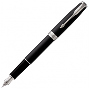 Перьевая ручка PARKER ESSENTIAL SONNET MATTE BLACK CT F Перьевая ручка PARKER ESSENTIAL SONNET MATTE BLACK CT F