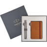 Подарочный набор PARKER: Перьевая ручка PARKER SONNET STAINLESS STEEL + блокнот 2018973