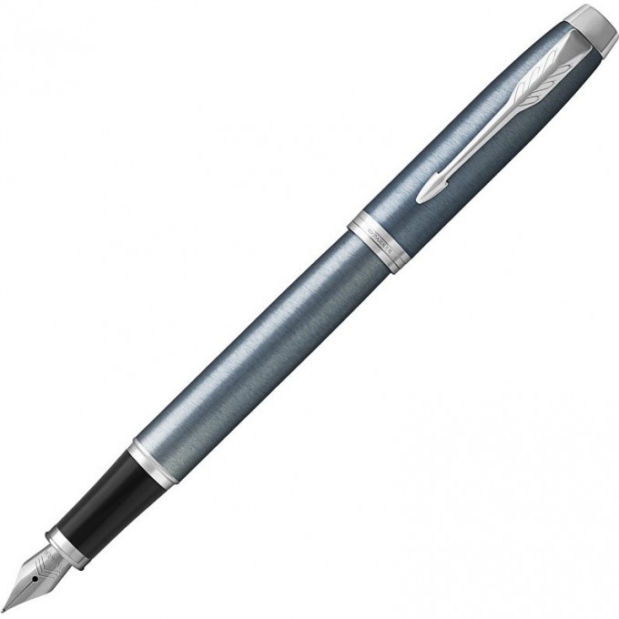 Ручка перьевая PARKER IM LIGHT BLUE GREY CT, F 1931648