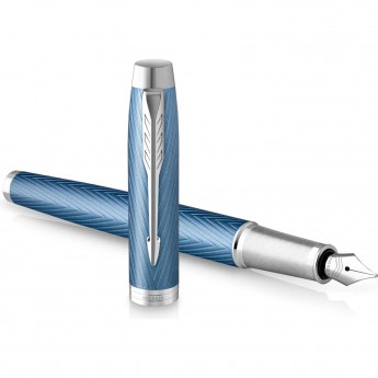 Ручка перьевая PARKER IM PREMIUM F318 BLUE GREY CT F Ручка перьевая PARKER IM PREMIUM F318 BLUE GREY CT F