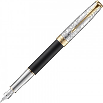 Ручка перьевая PARKER SONNET SPECIAL EDITION IMPRESSION MATTE BLACK GT, F Ручка перьевая PARKER SONNET SPECIAL EDITION IMPRESSION MATTE BLACK GT, F