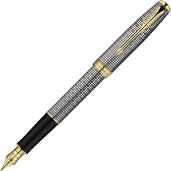Ручка перьевая PARKER SONNET STERLING SILVER CISELE GT, F Ручка перьевая PARKER SONNET STERLING SILVER CISELE GT, F