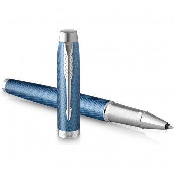 Ручка роллер PARKER IM PREMIUM T318 BLUE GREY CT F Ручка роллер PARKER IM PREMIUM T318 BLUE GREY CT F