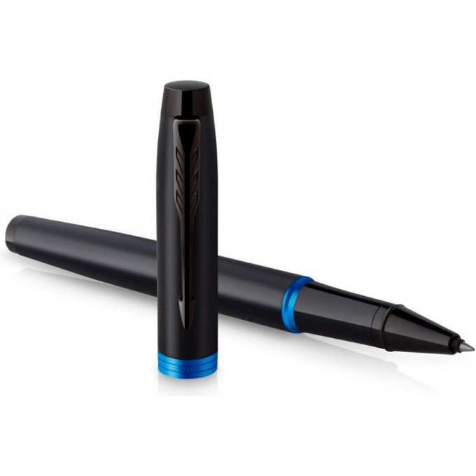 Ручка роллер PARKER IM VIBRANT RINGS T315 MARINE BLUE PVD F CW2172860