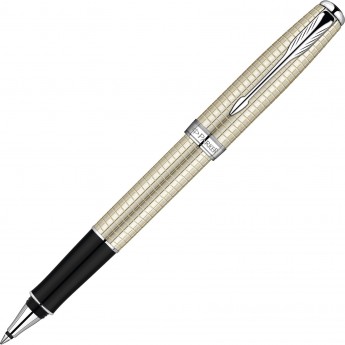 Ручка-роллер PARKER SONNET CISELE DECAL SILVER CT, F Ручка-роллер PARKER SONNET CISELE DECAL SILVER CT, F