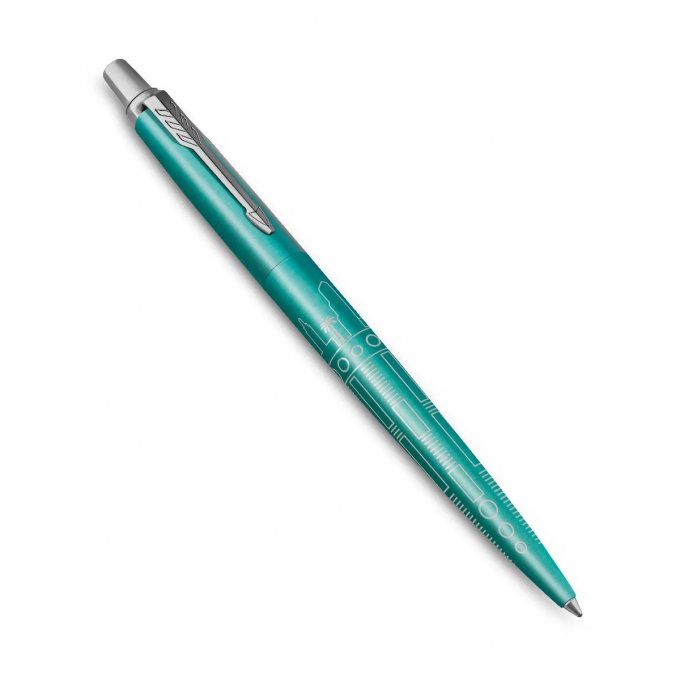 Ручка шариковая PARKER JOTTER MIAMI K179 () бирюзовый 2221602