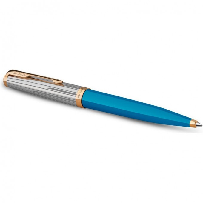 Ручка шариковая PARKER 51 PREMIUM TURQUOISE GT M CW2169080