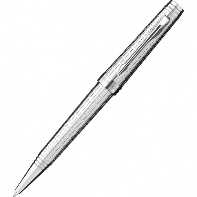 Ручка шариковая PARKER PREMIER DELUXE CHISELLING СЕРЕБРО, М S0888000