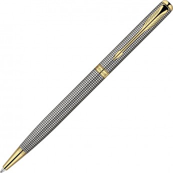 Шариковая ручка PARKER SONNET SLIM STERLING SILVER CISELE GT, M Шариковая ручка PARKER SONNET SLIM STERLING SILVER CISELE GT, M